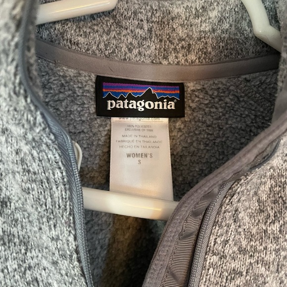 Patagonia Women’s Better Sweater Quarter Zip - size Small, Birch white - Picture 5 of 5